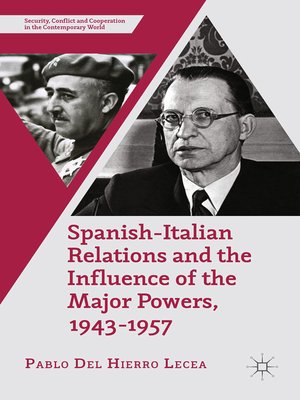 cover image of Spanish-Italian Relations and the Influence of the Major Powers, 1943-1957